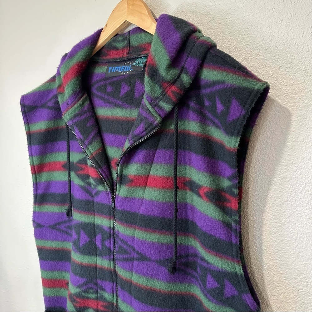 Timewear Aztec Fleece Vest - Picture 3 of 12